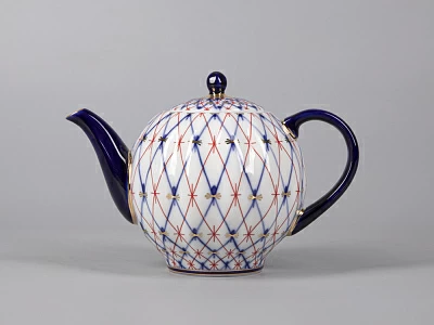 Чайник заварочный форма Тюльпан рисунок Сетка 1950, арт. 80.42350.00.1