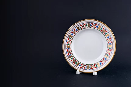 Тарелка 190 мм на форме Европейская, рисунок Былина, арт 60.10676.00.5