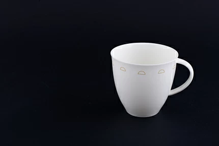 Чашка чайная Крем-брюле на форме Оливия, рисунок 1, арт 60.15929.00.1