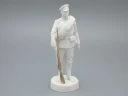 Скульптура Рядовой армейского полка эпохи Николая II, в подарочной упаковке, рисунок Белый бисквит, арт 81.33424.00.1, 