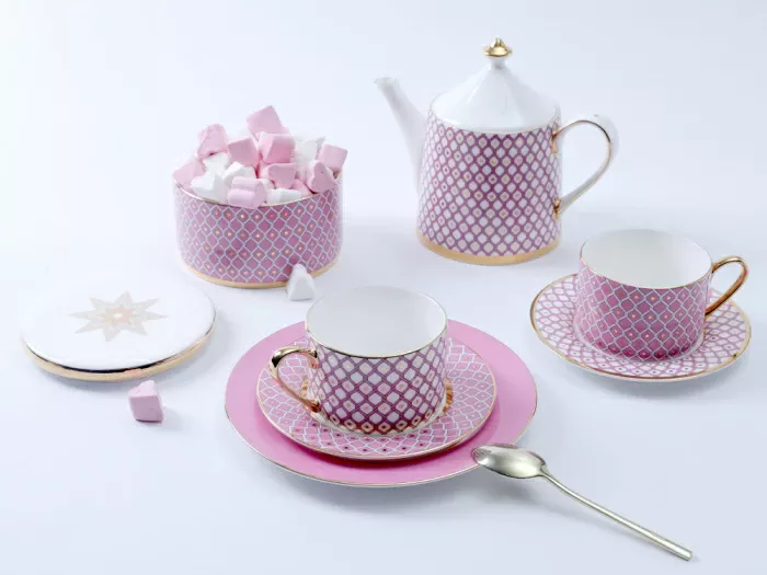 Тарелка плоская 200 мм форма Стандартная 2 рисунок Астра 1 арт 80.46798.00.1, 