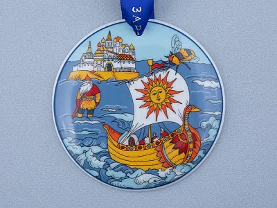 Подарочный набор Сувенир форма Сфера рисунок Сказки Пушкина, арт. 81.31764.00.1 Подарочный набор Сувенир форма Сфера рисунок Сказки Пушкина, арт. 81.31764.00.1