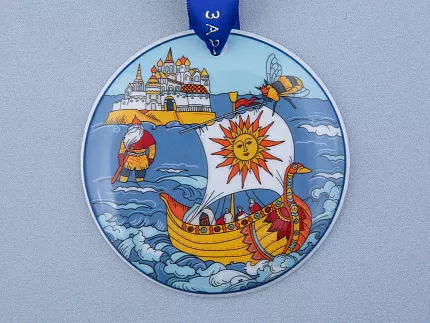 Подарочный набор Сувенир форма Сфера рисунок Сказки Пушкина, арт. 81.31764.00.1