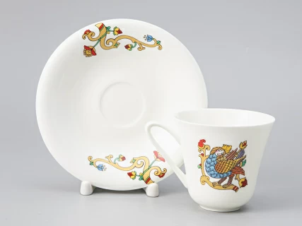 Чашка с блюдцем чайная 200 мл форма Сад рисунок Русские сказки. Дракон арт. 81.28416.00.1, 