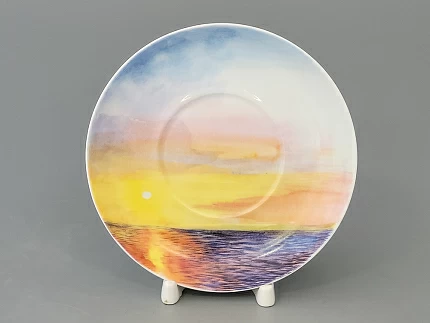 Бокал с блюдцем форма Ленинградский рисунок Барк арт. 81.27471.00.1