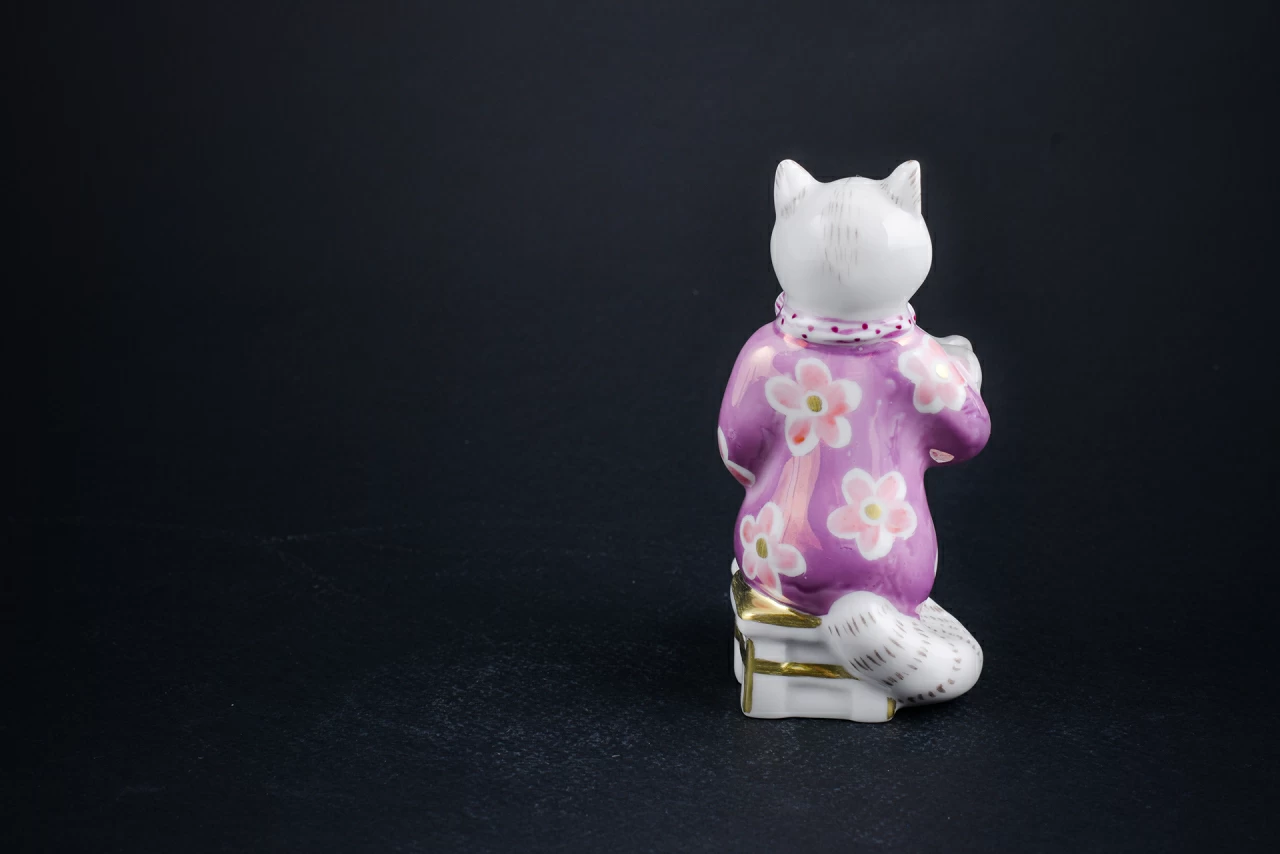 Скульптура Колыбельная, Кошка-нянька. Капуста, арт 62.21241.00.1, 