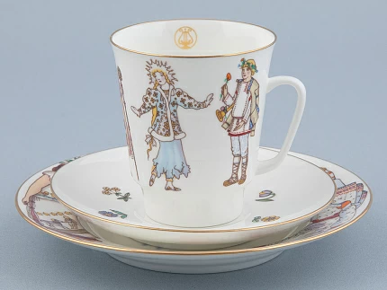 Трехпредметный комплект 165 мл форма Майская рисунок Опера Снегурочка, арт. 81.32231.00.1