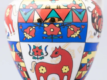 Сливочник форма Весенняя рисунок Народные узоры арт. 80.60812.00.1, 