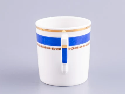 Чашка с блюдцем чайная 220 мл форма Гербовая рисунок Кают-компания № 2 арт. 81.24031.00.1, 