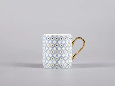 Чашка с блюдцем кофейная форма Идиллия рисунок Азур 1 арт. 81.30730.00.1