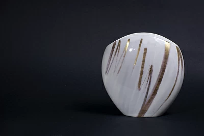 Ваза форма Вечерний цветок, рисунок Атмосферные явления 2, арт. 60.15870.00.1