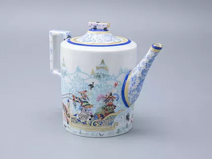 Сервиз чайный форма Гербовая рисунок Зимние забавы, 4 персоны 10 предметов арт. 81.20899.00.1