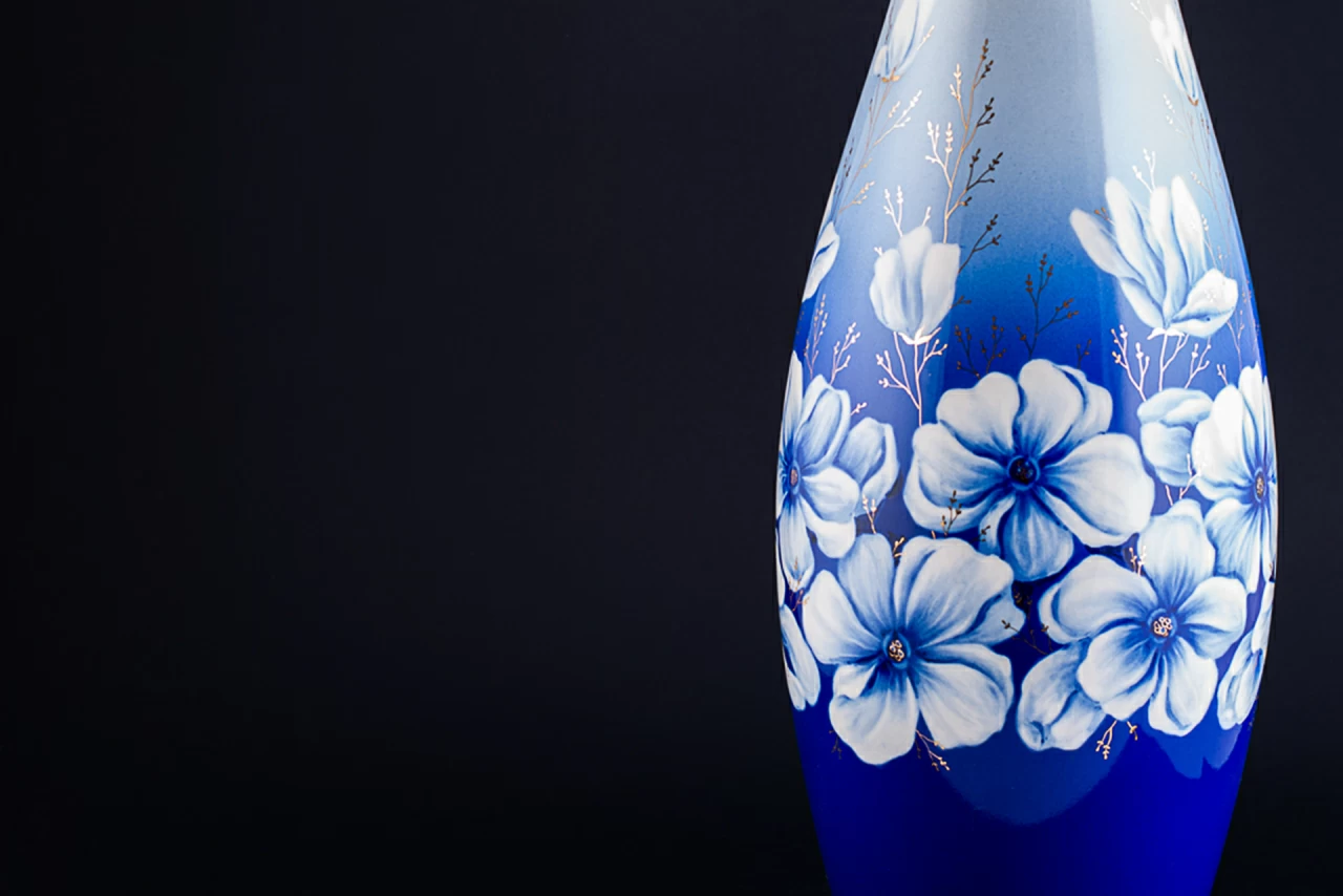 Ваза Вечерний Сад на форме Высокая, арт 80.36226.00.1, 