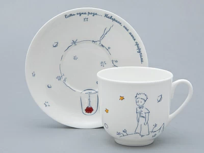 Подарочный набор форма Ландыш рисунок Маленький Принц и Роза, арт. 81.27751.00.1