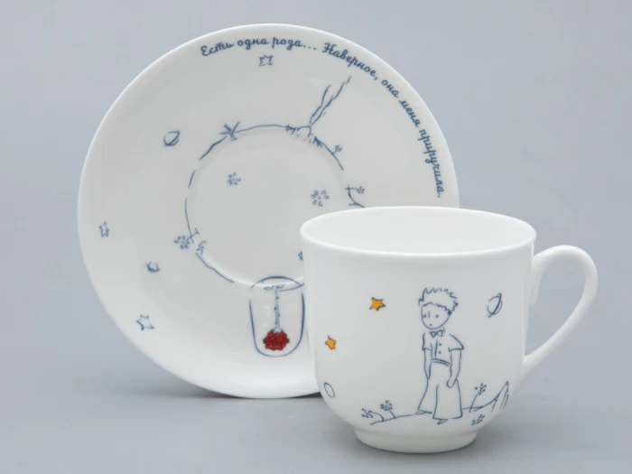 Подарочный набор форма Ландыш рисунок Маленький Принц и Роза, арт. 81.27751.00.1, 