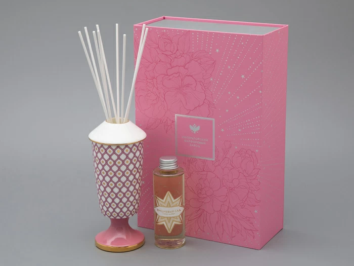 Подарочный набор Аромадиффузор Астра 1, аромат Вишневый сад, арт 81.33304.00.1, 