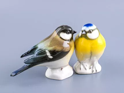 Скульптура форма Синица рисунок Черноголовая арт. 82.78547.00.1