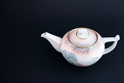 Заварочный Чайник Зима в деревне на форме Кострома арт 40.03496.00.1