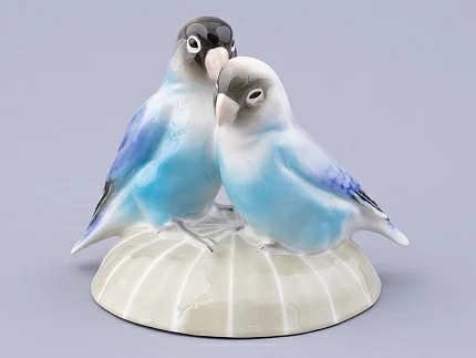 Скульптура форма Неразлучники, рисунок Лазурные, арт. 82.47416.00.1 Скульптура форма Неразлучники, рисунок Лазурные, арт. 82.47416.00.1