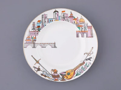 Трехпредметный комплект 165 мл форма Майская рисунок Балет Ромео и Джульетта, арт. 81.21564.00.1