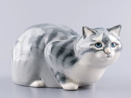 Скульптура форма Кот Мурзик рисунок Муха арт. 82.97622.00.1, 