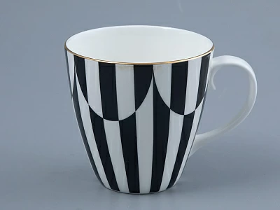 Бокал форма Весна рисунок Да и нет Черный арт. 80.45837.00.1