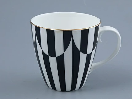 Бокал форма Весна рисунок Да и нет Черный арт. 80.45837.00.1