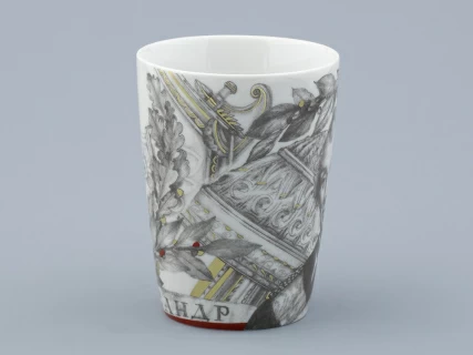 Бокал с блюдцем в подарочной упаковке, форма Гранд, рисунок Полководцы России Александр Суворов, арт. 81.32549.00.1, 