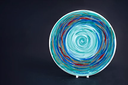 Блюдо декоративное Новая жизнь на форме Круглая, арт 60.03049.00.1