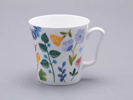 Бокал с блюдцем форма Ленинградский рисунок Primavera, арт. 81.34502.00.1