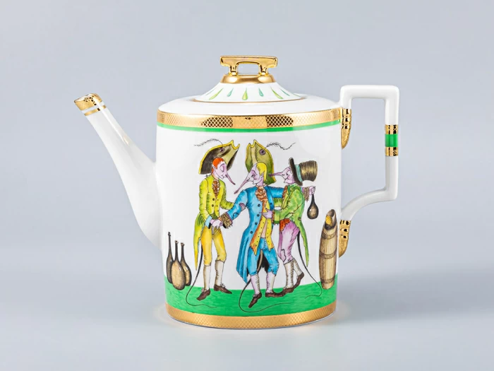Чайник заварочный форма Гербовая рисунок Крысята-воришки арт. 80.54328.00.1, 