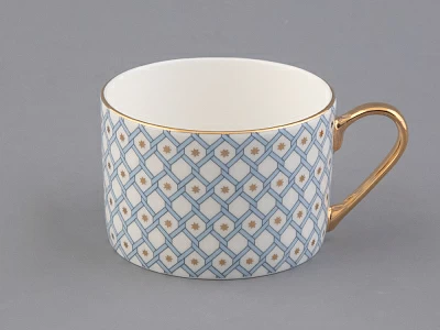 Чашка с блюдцем 250 мл форма Идиллия рисунок Азур 1 арт. 81.26828.00.1