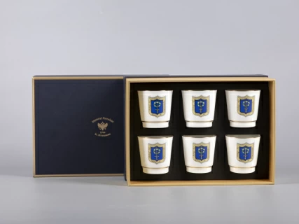 Подарочный набор стопок форма Сувенирная рисунок Коттеджный арт. 81.30557.00.1, 