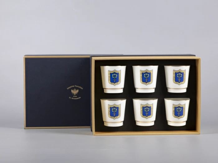 Подарочный набор стопок форма Сувенирная рисунок Коттеджный арт. 81.30557.00.1, 