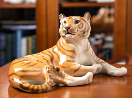 Скульптура Тигр большой размер, рисунок Цезарь арт. 82.38721.00.1, 