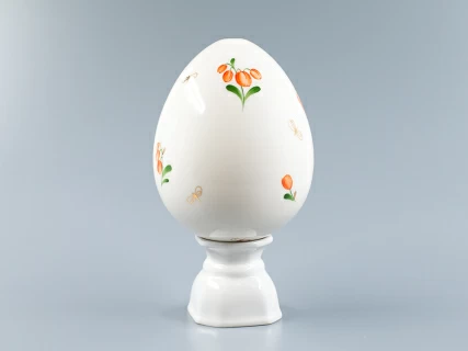Яйцо пасхальное на подставке, рисунок Цветы, арт 80.91303.00.1, 