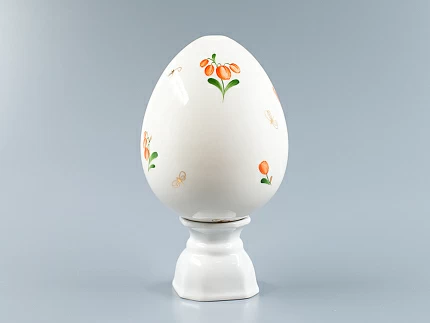 Яйцо пасхальное на подставке, рисунок Цветы, арт 80.91303.00.1 Яйцо пасхальное на подставке, рисунок Цветы, арт 80.91303.00.1