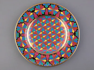 Тарелка декоративная 270 мм Европейская, в подарочной упаковке, рисунок Готическая 1 арт. 81.27117.00.1