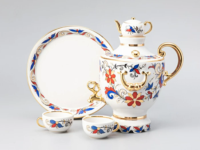 Прибор для вина четырехпредметный Веселый самоварчик Сувенир арт. 81.10363.00.1, 