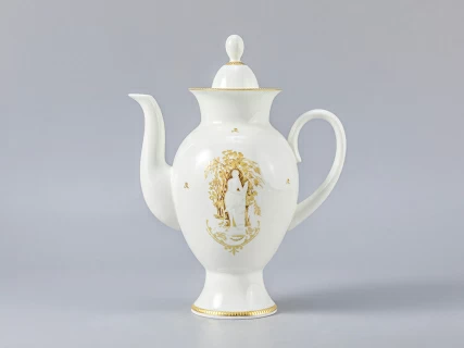 Восьмипредметный комплект кофейный форма Классическая-2 рисунок Музы Летнего сада, 2 персоны 8 предметов, арт. 81.16530.00.1, 