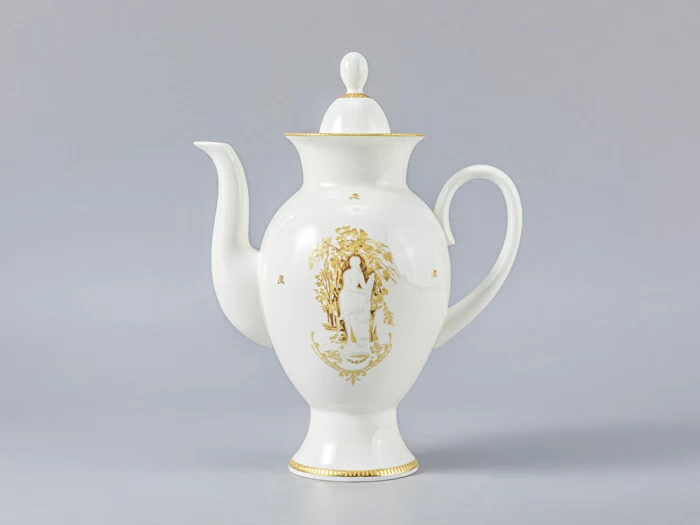 Восьмипредметный комплект кофейный форма Классическая-2 рисунок Музы Летнего сада, 2 персоны 8 предметов, арт. 81.16530.00.1, 