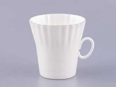 Чашка с блюдцем кофейная 175 мл форма Одуванчик рисунок Золотой кантик  арт. 81.13552.00.1