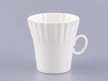 Чашка с блюдцем кофейная 175 мл форма Одуванчик рисунок Золотой кантик  арт. 81.13552.00.1