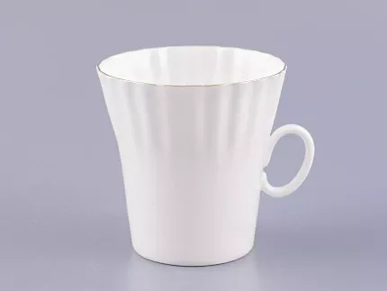 Чашка с блюдцем кофейная 175 мл форма Одуванчик рисунок Золотой кантик  арт. 81.13552.00.1