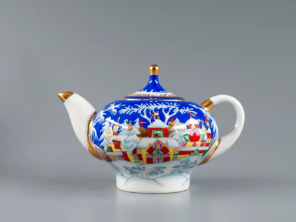 Комплект чайников форма Новгородский рисунок Зимняя сказка арт. 81.13998.00.1, 