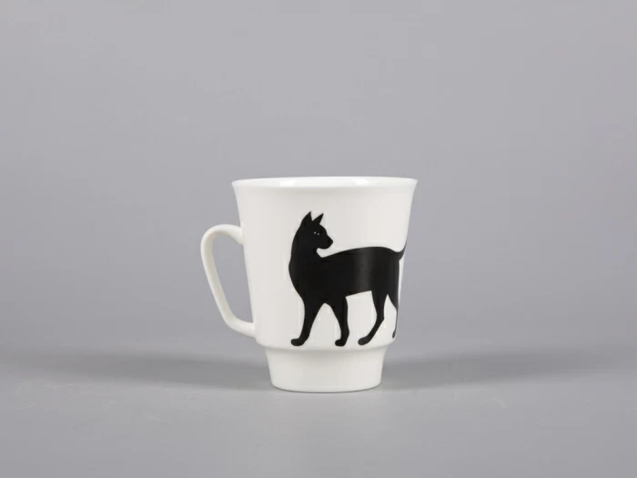 Чашка с блюдцем кофейная 165 мл форма Майская рисунок Мотыльки арт. 81.30661.00.1,  Чашка с блюдцем кофейная 165 мл форма Майская рисунок Мотыльки арт. 81.30661.00.1,