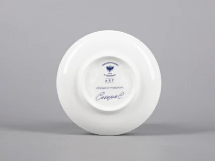 Чашка с блюдцем кофейная 165 мл., форма Майская, рисунок Кошки-мышки арт. 81.30660.00.1, 