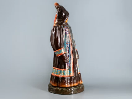 Скульптура Народности России Якутка арт. 82.75209.00.1,  Скульптура Народности России Якутка арт. 82.75209.00.1,