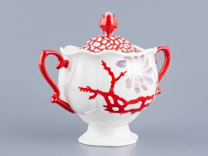 Сахарница форма Наташа, рисунок Сокровища моря арт. 80.60823.00.1,  Сахарница форма Наташа, рисунок Сокровища моря арт. 80.60823.00.1,