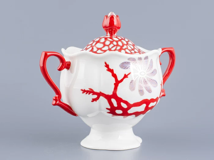 Сахарница форма Наташа, рисунок Сокровища моря арт. 80.60823.00.1,  Сахарница форма Наташа, рисунок Сокровища моря арт. 80.60823.00.1,